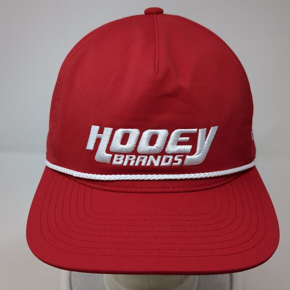 Hooey Brands Snapback 5 Panel Cap Red One Size Adjustable Embroidered 5 Panel - Picture 2 of 9